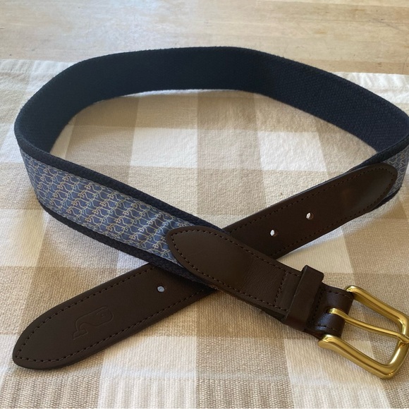 VINEYARD VINES BLUE WHALE BELT - Picture 3 of 5